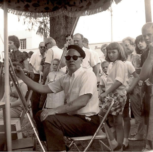 My Grandfather Ed Olson doing portraits in Gatlinburg, TN in 1962 My Grandfather Ed Olson doing portraits in Gatlinburg, TN in 1962